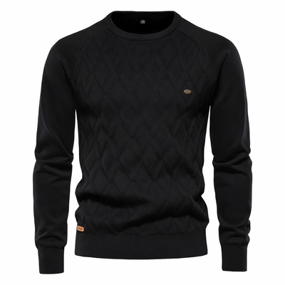 Avelena | Strickpullover mit Rautenmuster für Herren