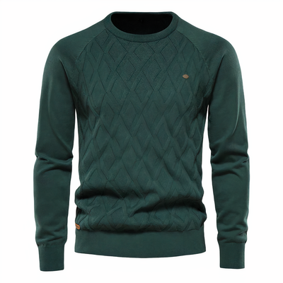 Avelena | Strickpullover mit Rautenmuster für Herren