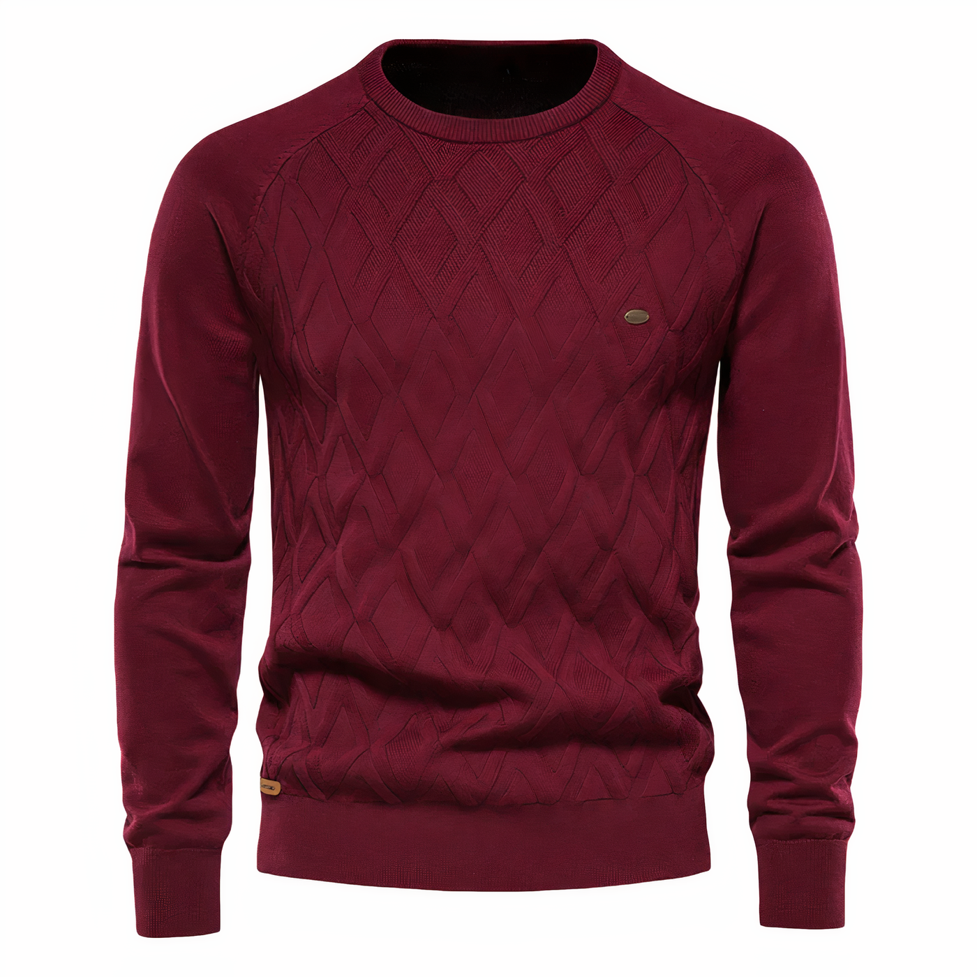 Avelena | Strickpullover mit Rautenmuster für Herren