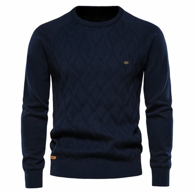 Avelena | Strickpullover mit Rautenmuster für Herren