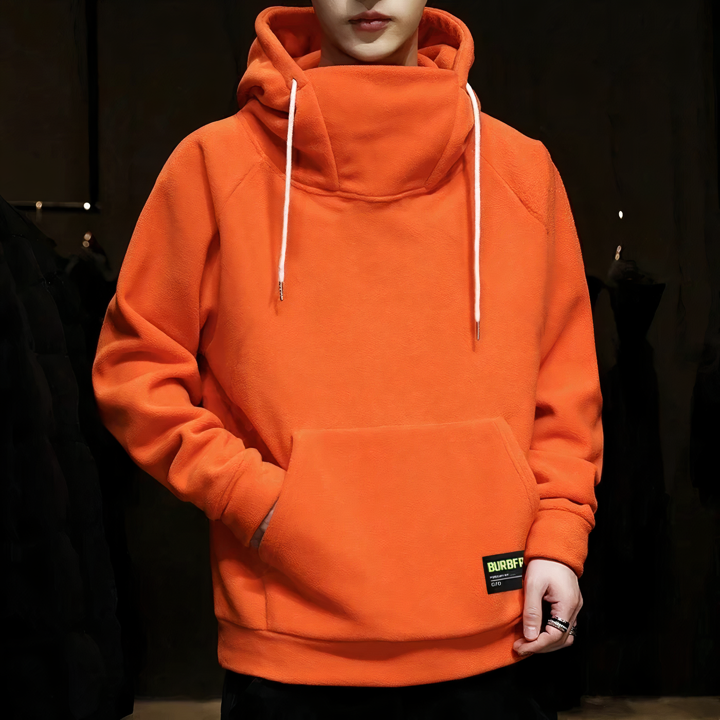 Avelena | Dicker Polar-Fleece-Hoodie für Männer