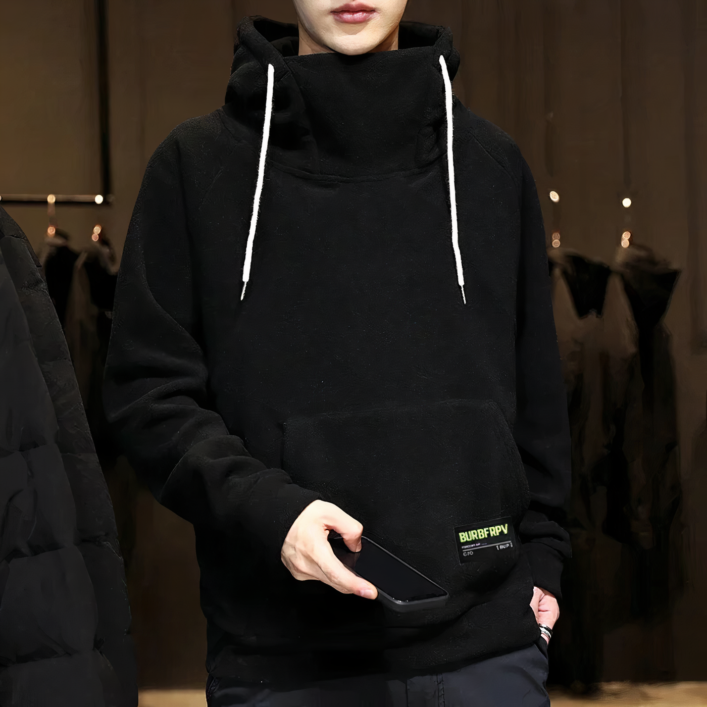 Avelena | Dicker Polar-Fleece-Hoodie für Männer