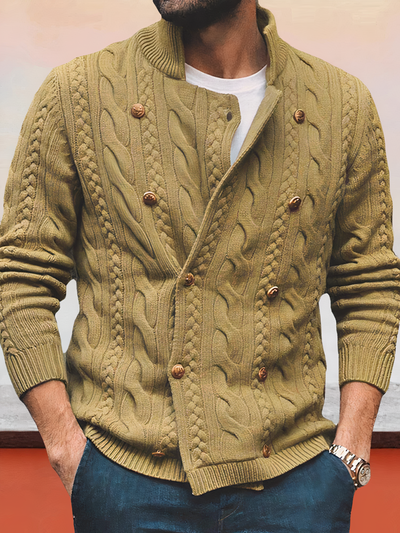 Avelena | Zweireihiger Cardigan für Männer