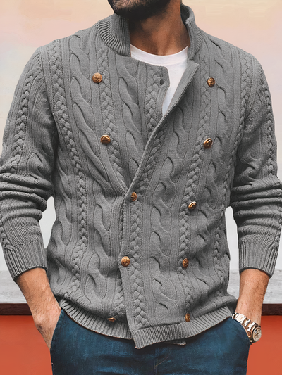 Avelena | Zweireihiger Cardigan für Männer