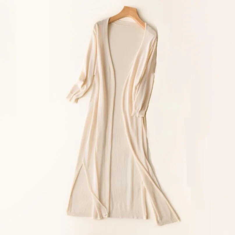 Avelena | Langer Strick-Cardigan