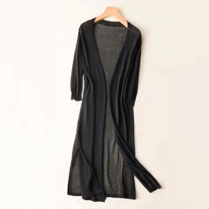 Avelena | Langer Strick-Cardigan