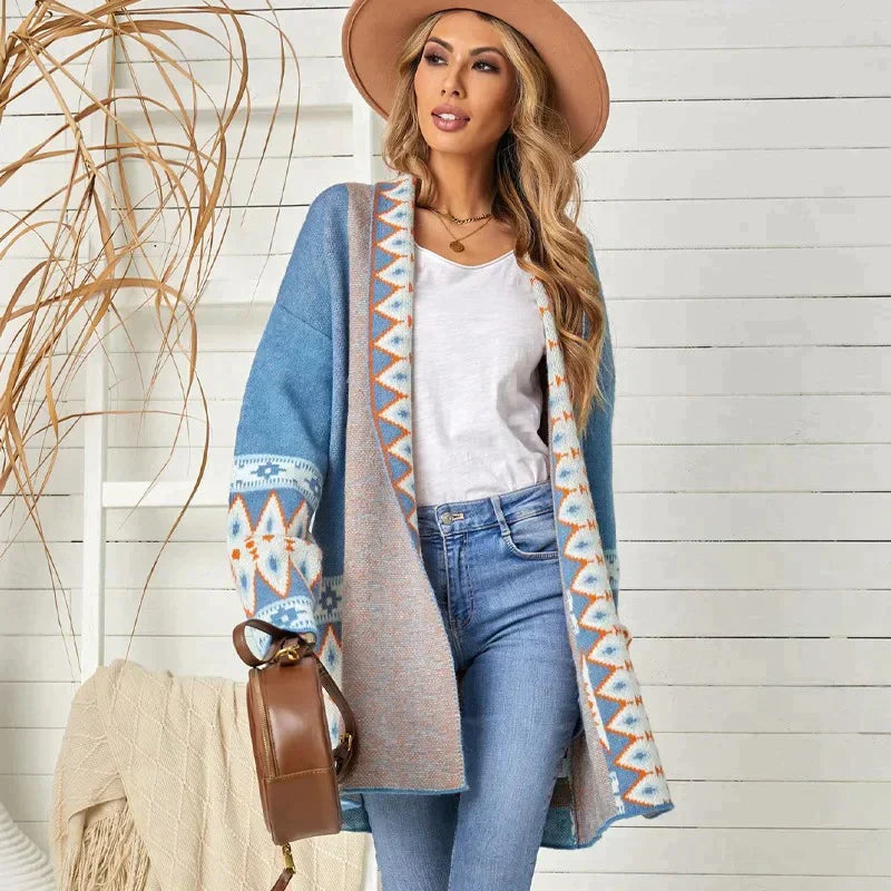 Avelena | Strickjacke Im Boho-Stil