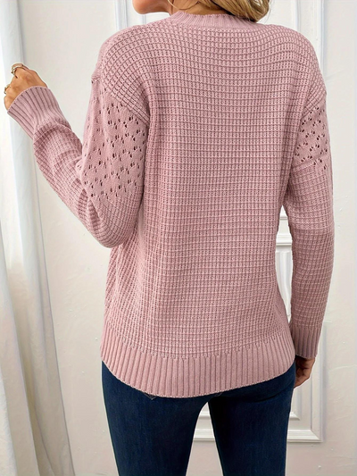 Avelena | Eleganter Hohlsaum-Pullover