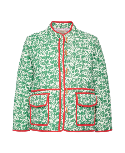 PATCHWORK-JACKE MIT BLUMENDRUCK VON AMY