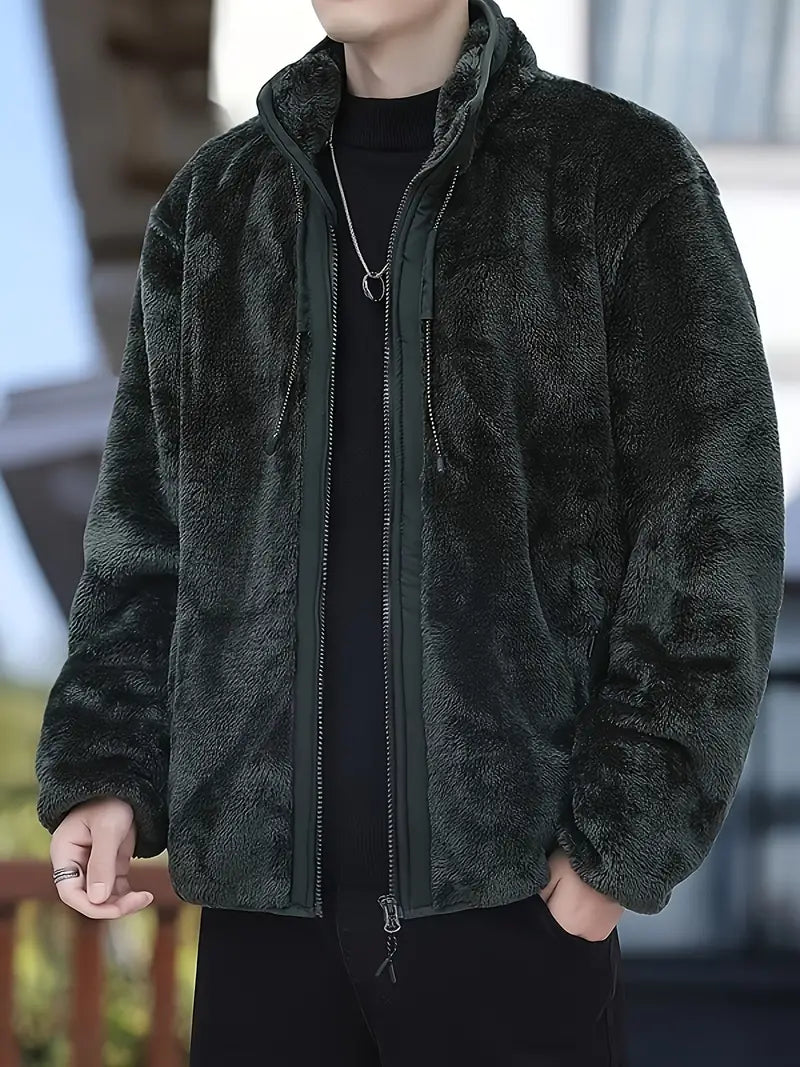 Avelena | Herren Mode Casual Pullover Jacke, Polyester Fleece