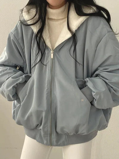 Arra - stilvolle dicke jacke mit wendefunktion