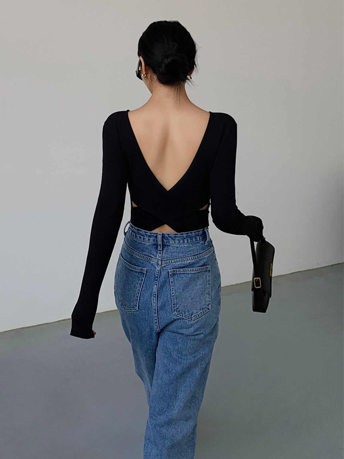Langarm-Shirt mit Rundhalsausschnitt | Weiche Baumwolle | Minimalistisch & Vielseitig