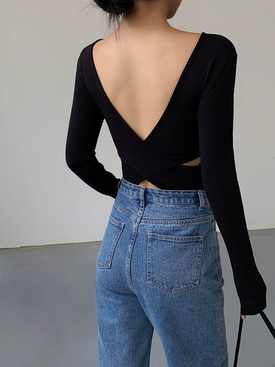 Langarm-Shirt mit Rundhalsausschnitt | Weiche Baumwolle | Minimalistisch & Vielseitig