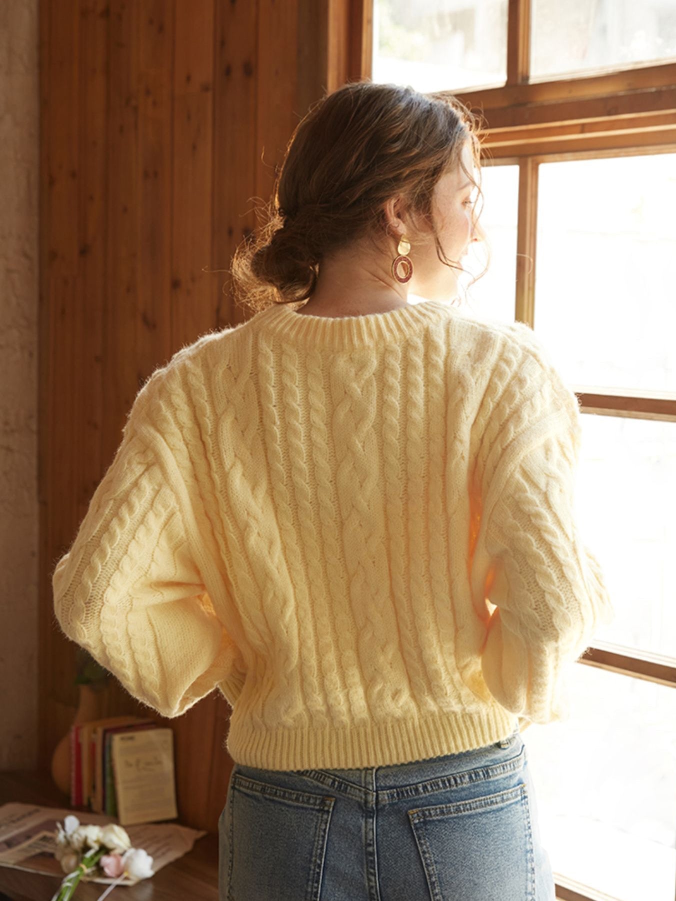 Zopfmuster-Pullover | Oversized-Look | Gemütlicher Stil