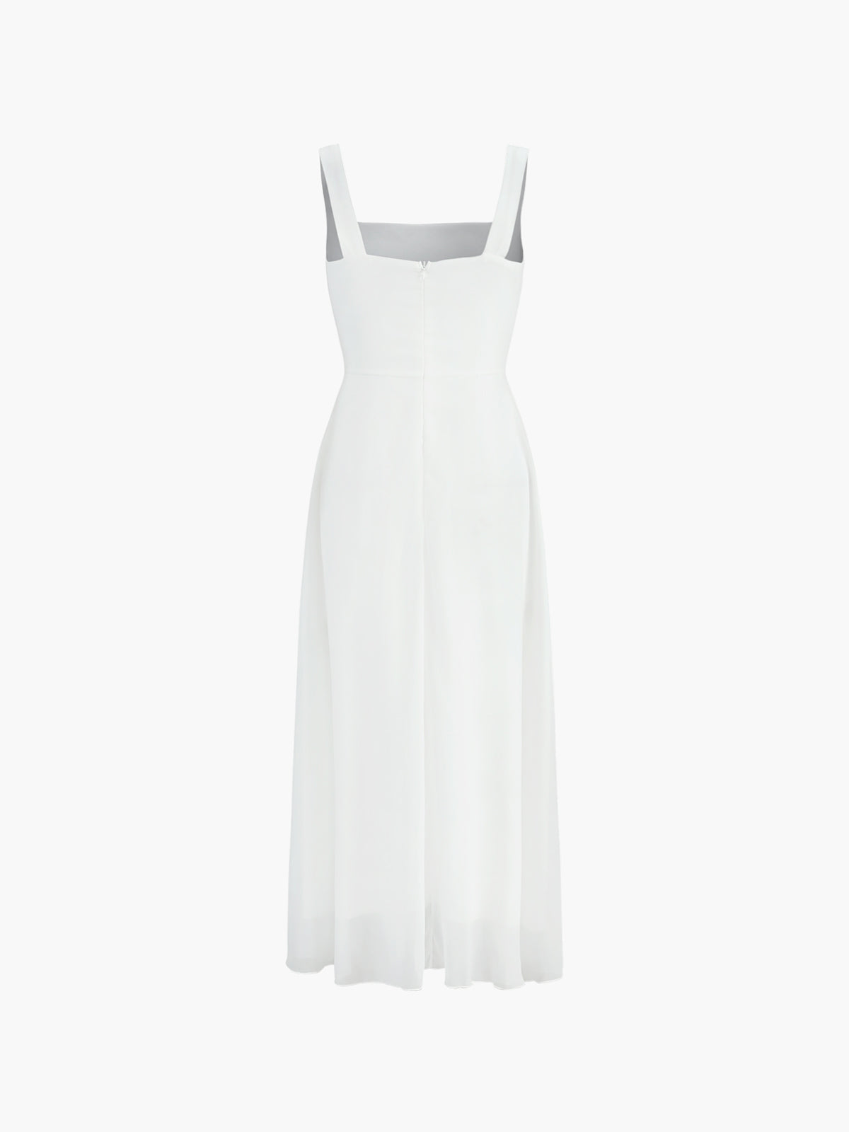 Elegantes Midikleid | Quadratischer Ausschnitt | Zeitlose Raffinesse
