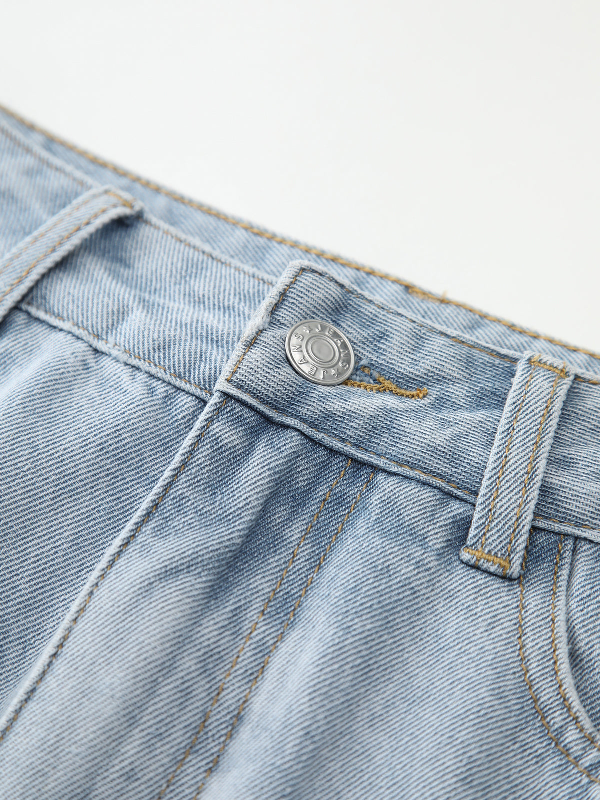 Sofia | Damen Midirock aus Denim mit Frontschlitz