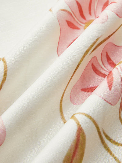 Ärmelloses Minikleid mit romantischem Blumenmuster – Sommerkleid