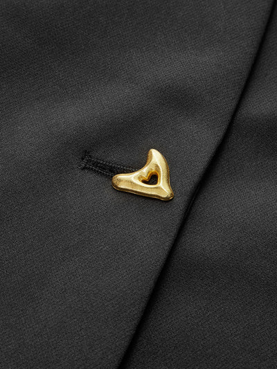 NERINA – V-Ausschnitt Bluse mit Knopfdetails