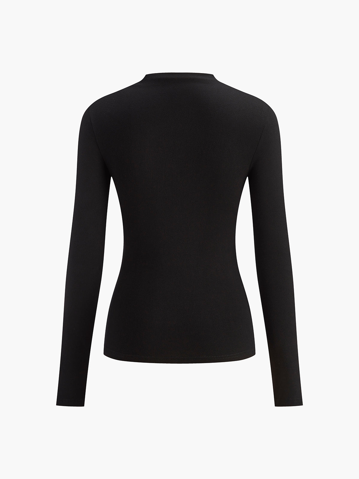 Asymmetrisches Langarmshirt | Modern & Stilvoll | Kontrasteffekt