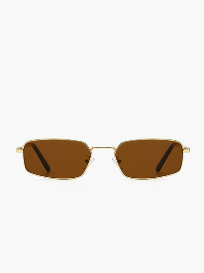 LUMINA - Retro Quadratische Metallrahmen Sonnenbrille