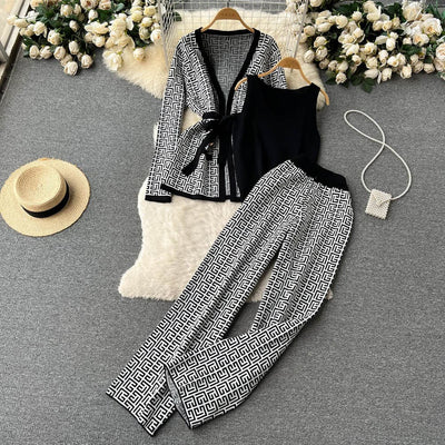 Avelena | Dreiteiliges Strickwaren-Set