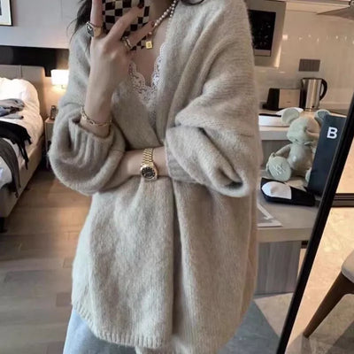 Avelena | Warme Dicke Strickjacke