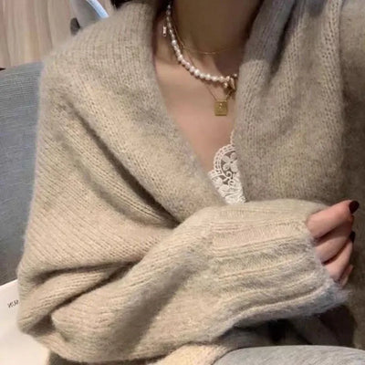 Avelena | Warme Dicke Strickjacke