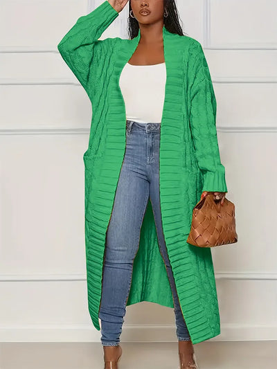 Avelena | Grobstrick-Cardigan mit Taschen