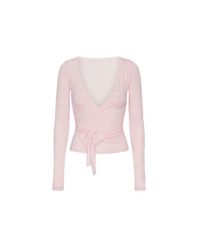 Wickelbluse - Sanftes Pink