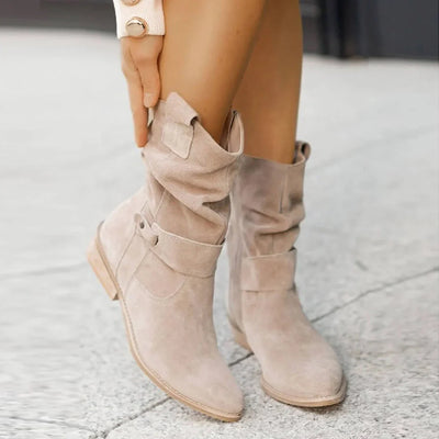 Jacinta | Hochhackige Stiefel mit Riemen