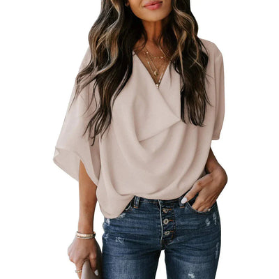 Raventha – Stylische Bluse mit Fledermausärmeln