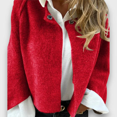Celeste – Eleganter Kurzcardigan mit weicher Struktur