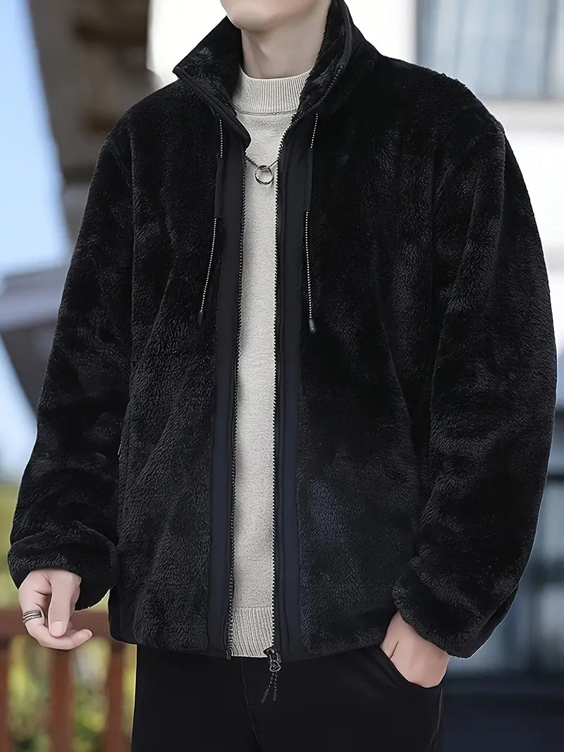Avelena | Herren Mode Casual Pullover Jacke, Polyester Fleece