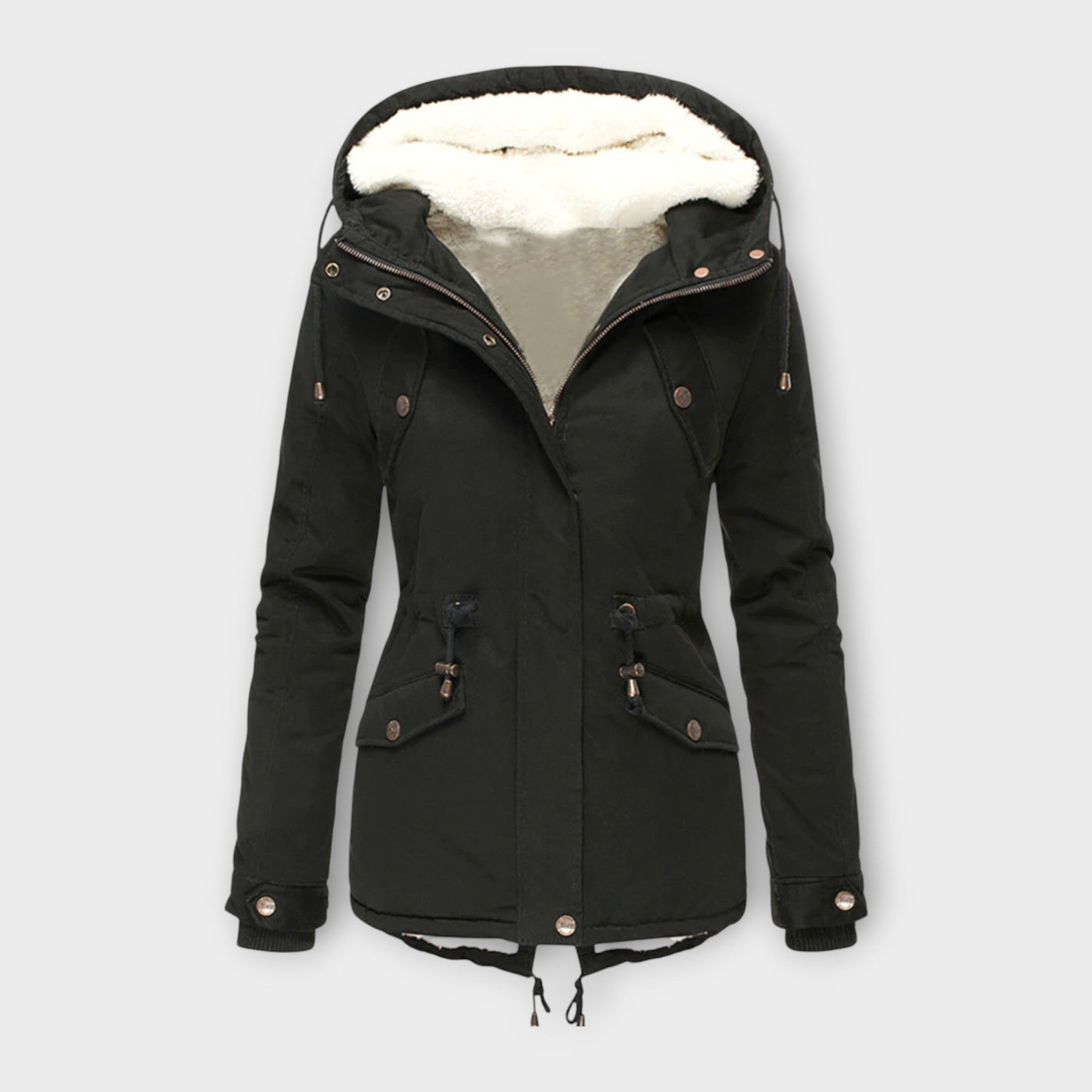 Moriel – Gefütterte Winterjacke mit Kapuze