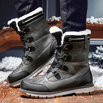 Winterschuhe Herren | Mittelhohe Schnürstiefel