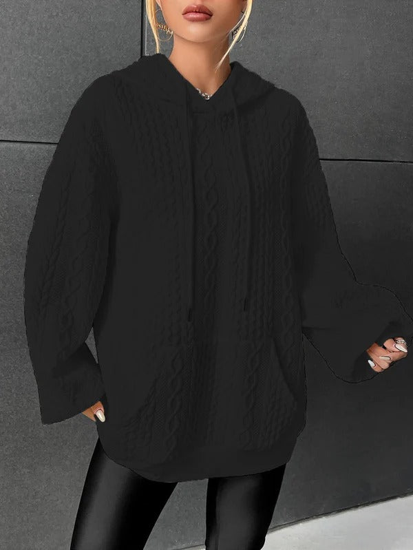 Avelena | Gedrehter Kapuzenpullover