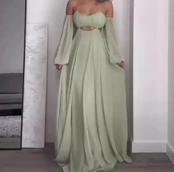Orlaine – Charmantes Off-Shoulder-Maxikleid