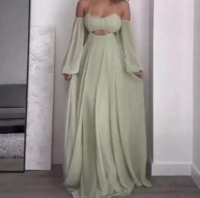 Orlaine – Charmantes Off-Shoulder-Maxikleid