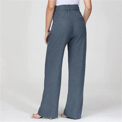 Seraphelle – Elegante High-Waist-Hose mit weitem Bein