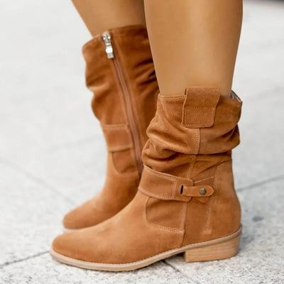 Jacinta | Hochhackige Stiefel mit Riemen
