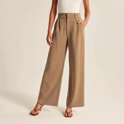Seraphelle – Elegante High-Waist-Hose mit weitem Bein