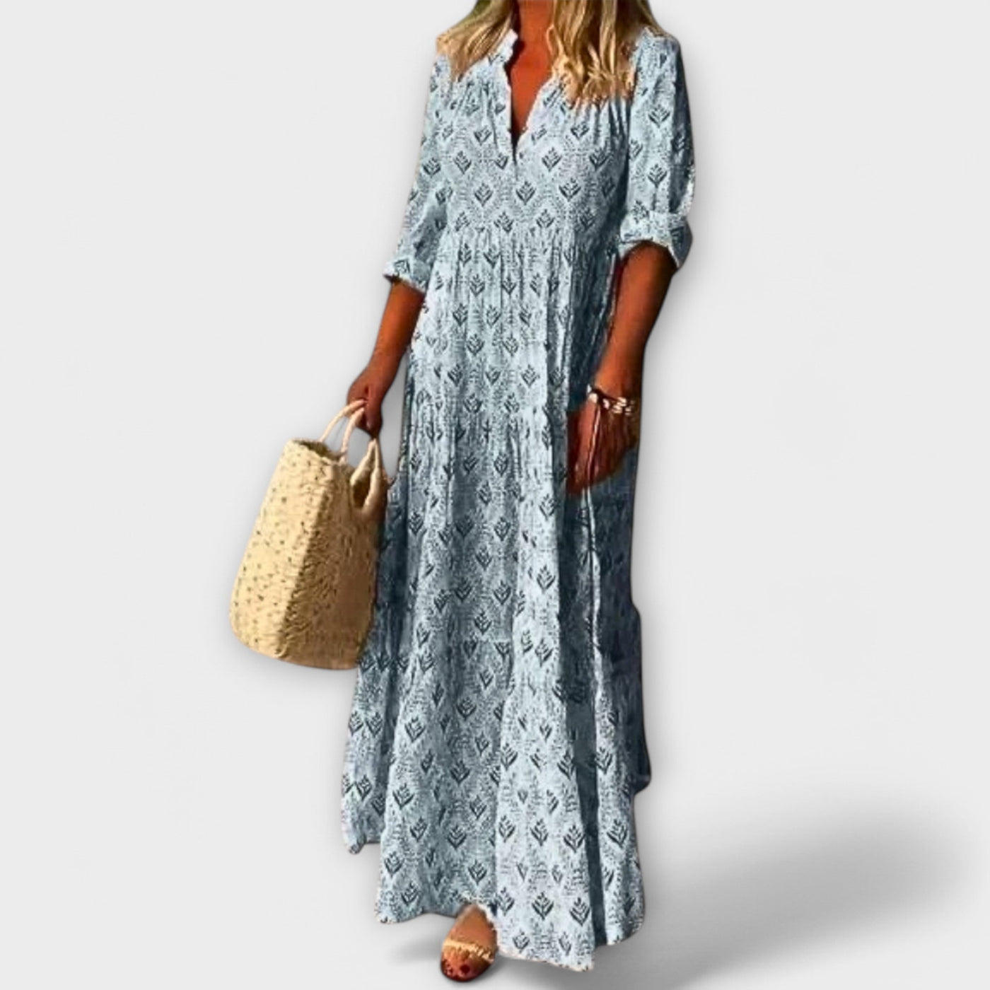 Sera - Elegantes und Bequemes Maxi-Kleid für die Frühlingsmode