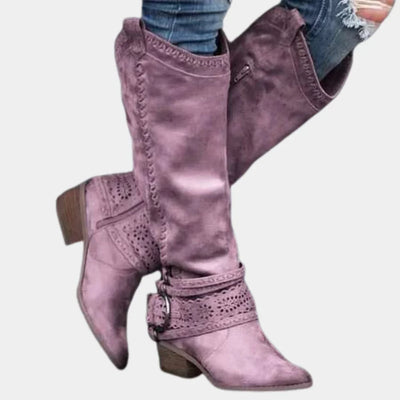 Nimorielle – Kniehohe Lederstiefel
