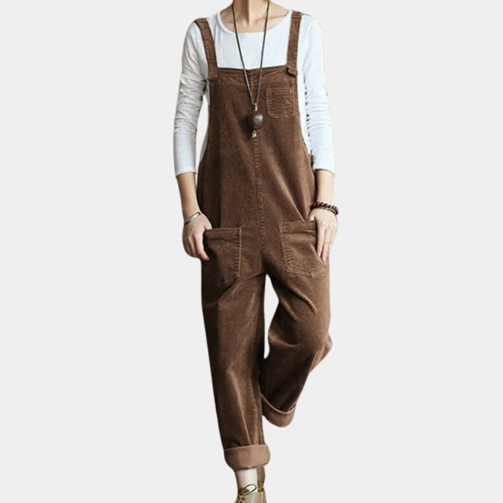 Erika - Lässiger Damen Overall Jumpsuit Für Freizeit & Alltag