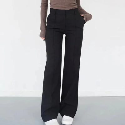 Griselva – Elegante High-Waist-Hose mit weitem Bein