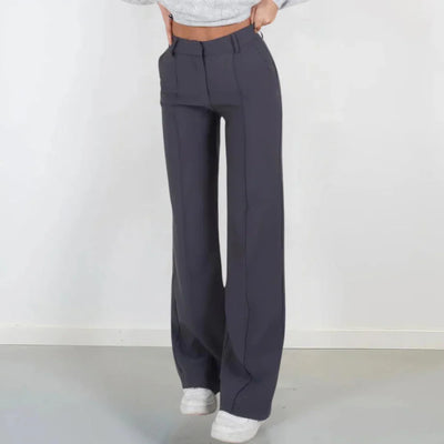 Griselva – Elegante High-Waist-Hose mit weitem Bein