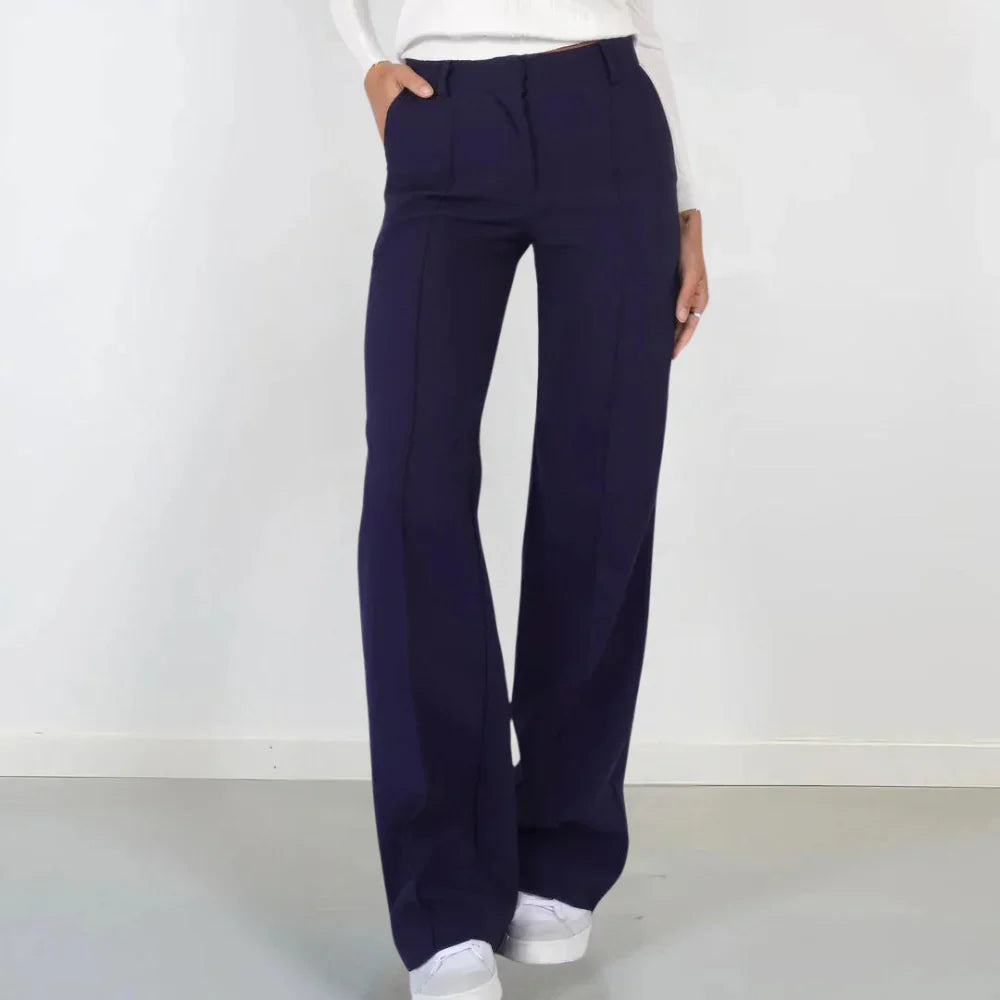 Griselva – Elegante High-Waist-Hose mit weitem Bein