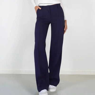 Griselva – Elegante High-Waist-Hose mit weitem Bein