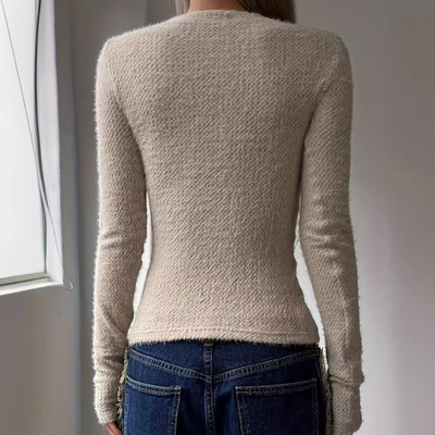 Avelena | Minimalistischer, Warmer Strickpullover für Damen