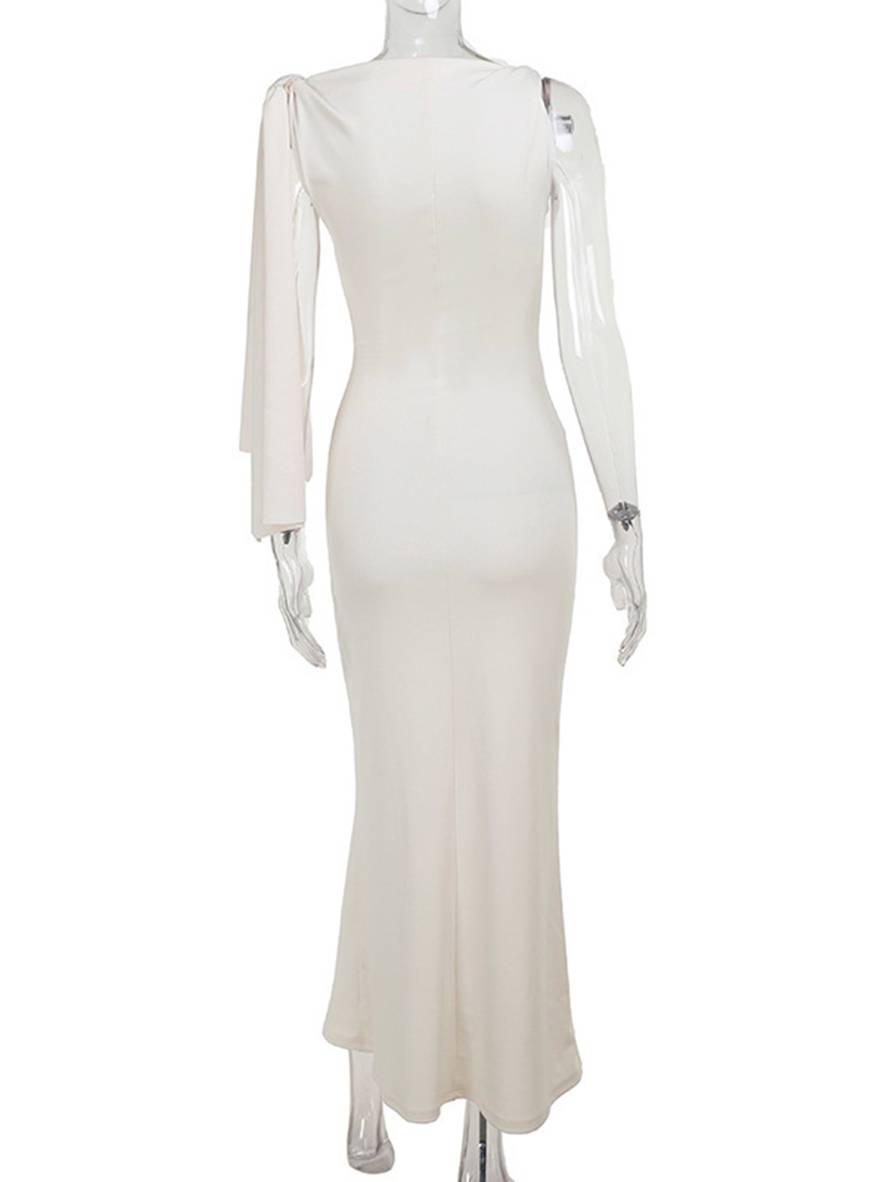 ELEA – Einseitiges Bodycon-Maxikleid für Damen